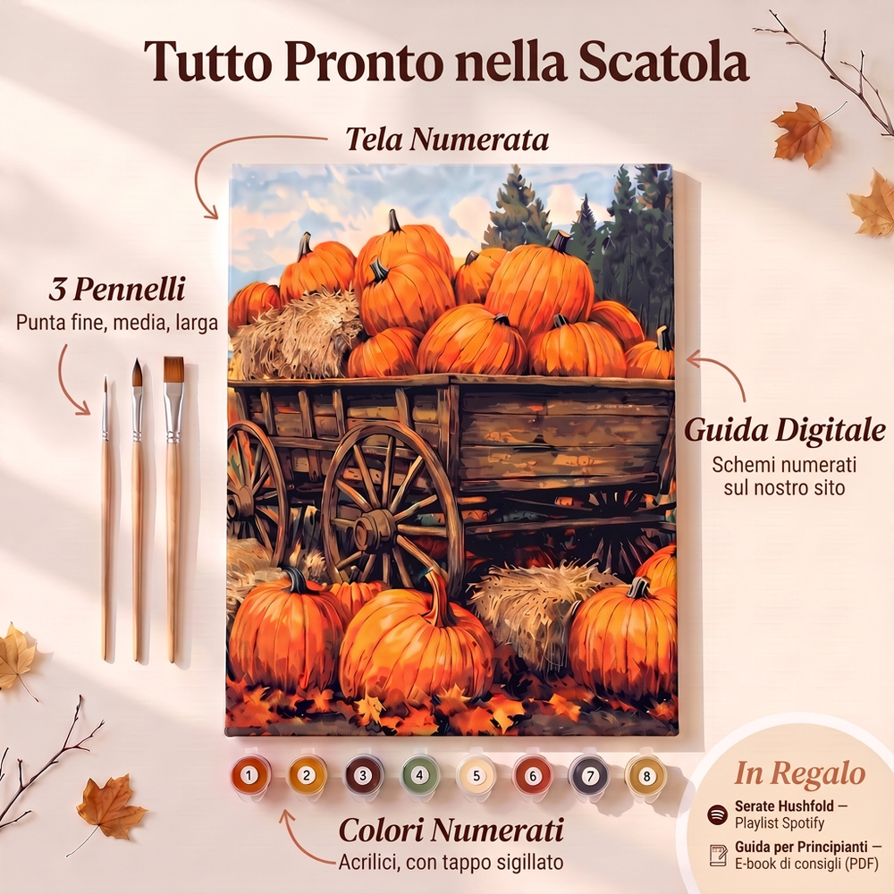 Allegria – kit dipingi con i numeri Hushfold