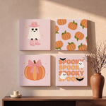 Mini Autunno · Set da 4 – kit dipingi con i numeri Hushfold