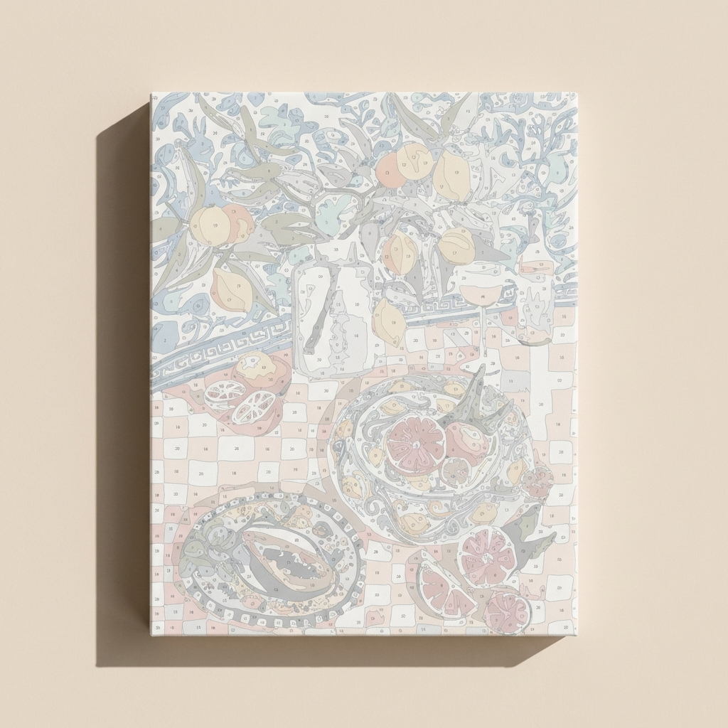Il Picnic – kit dipingi con i numeri Hushfold