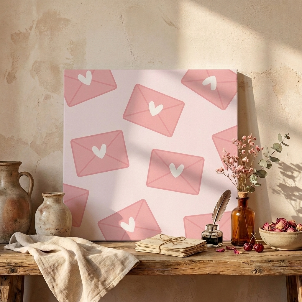 Lettere d'Amore – kit dipingi con i numeri Hushfold