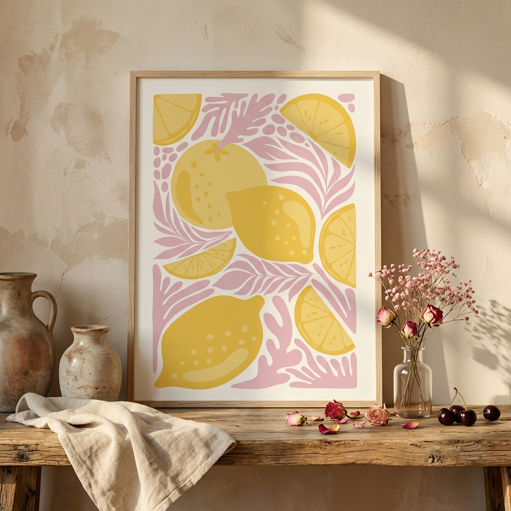 Stagione dei Limoni – kit dipingi con i numeri Hushfold