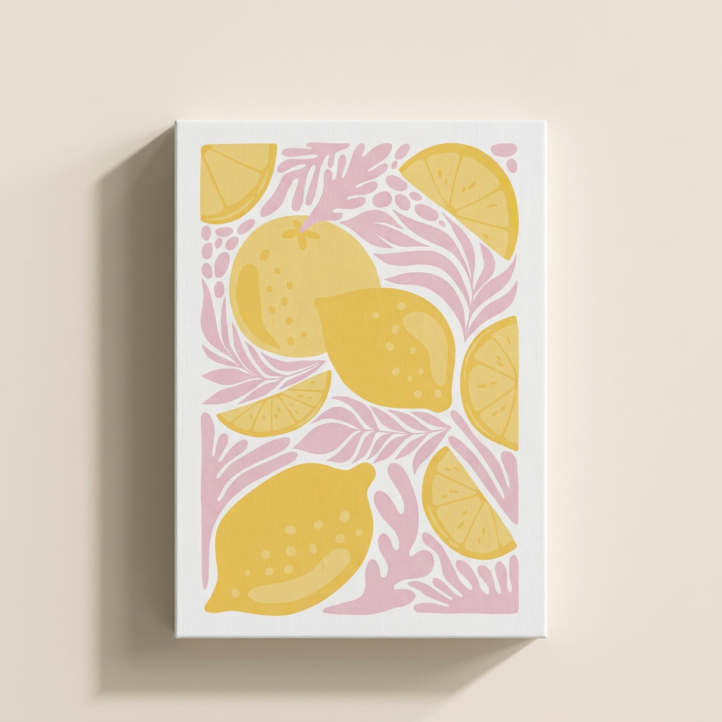 Stagione dei Limoni – kit dipingi con i numeri Hushfold