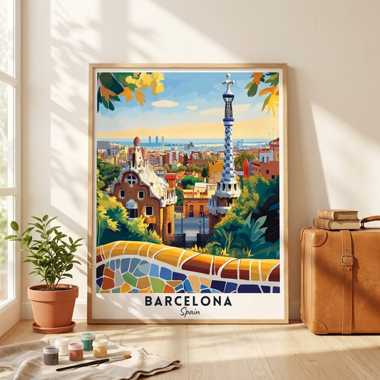 Barcellona – kit dipingi con i numeri Hushfold