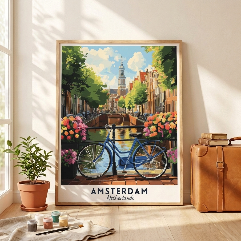Amsterdam – kit dipingi con i numeri Hushfold