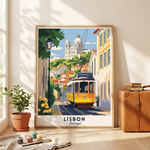 Lisbona – kit dipingi con i numeri Hushfold