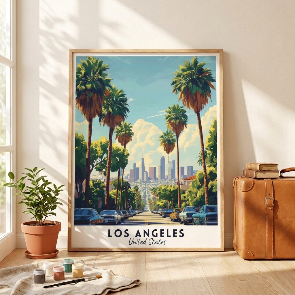 Los Angeles – kit dipingi con i numeri Hushfold