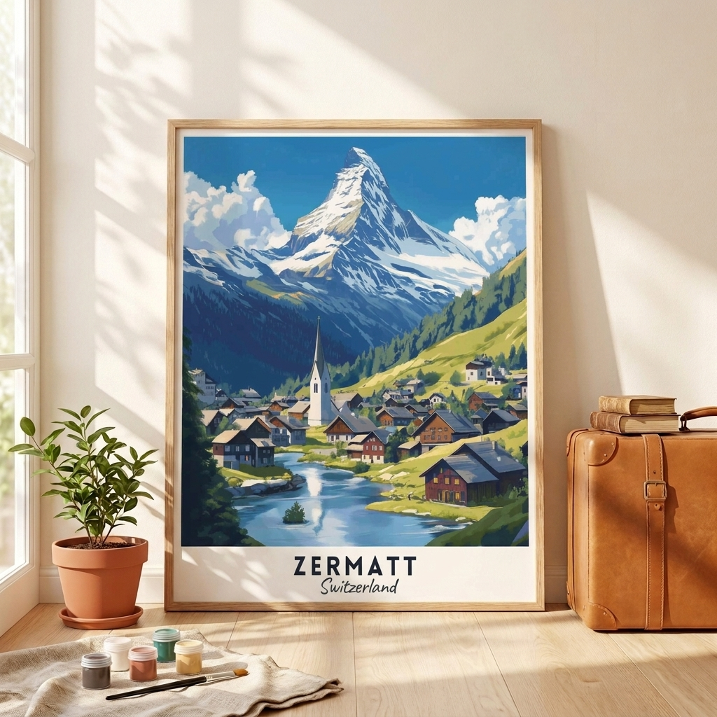 Zermatt – kit dipingi con i numeri Hushfold