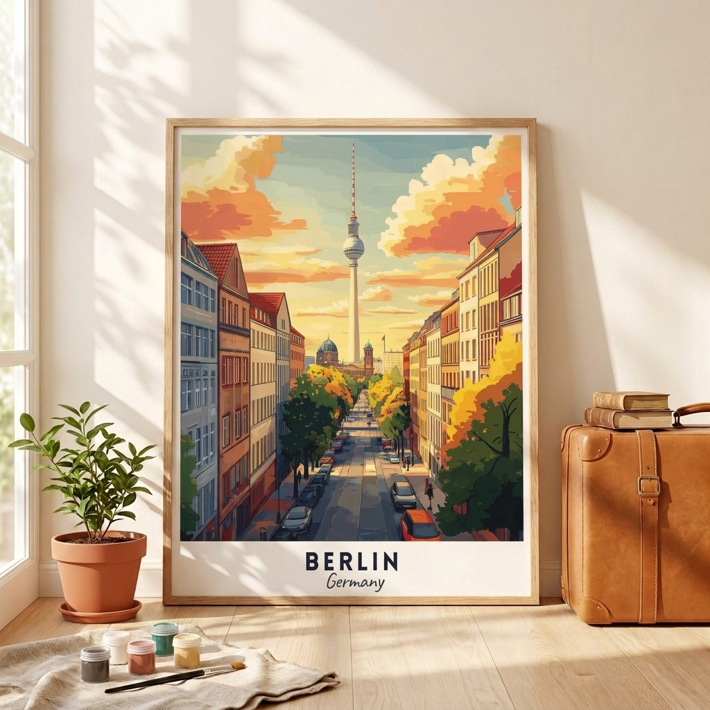 Berlino – kit dipingi con i numeri Hushfold