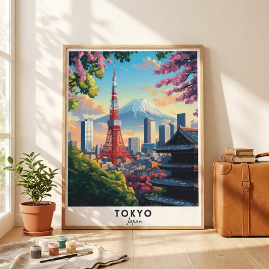 Tokyo – kit dipingi con i numeri Hushfold
