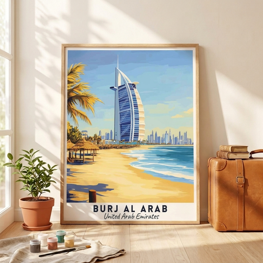 Burj Al Arab – kit dipingi con i numeri Hushfold