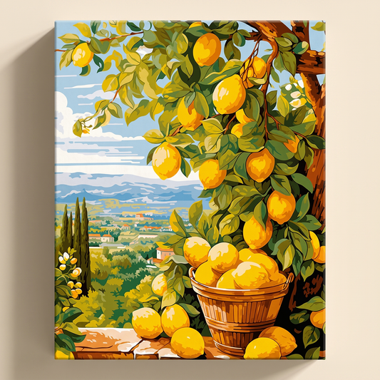 Mattina Mediterranea – kit dipingi con i numeri Hushfold