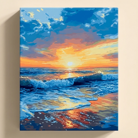 Tramonto – kit dipingi con i numeri Hushfold